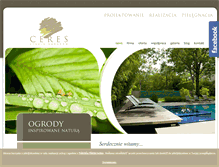 Tablet Screenshot of ceres-ogrody.pl